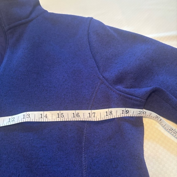 Eddie Bauer Blue Zip Up Sweater with Soft Fleece - Picture 5 of 7